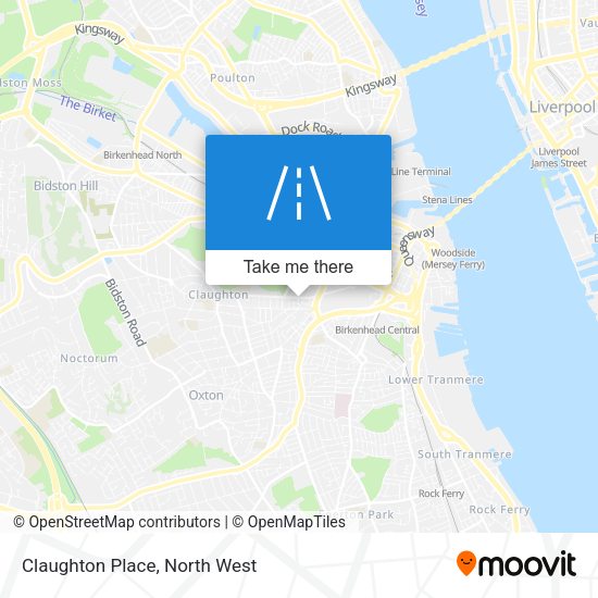 Claughton Place map