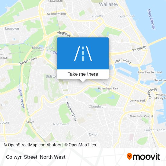 Colwyn Street map