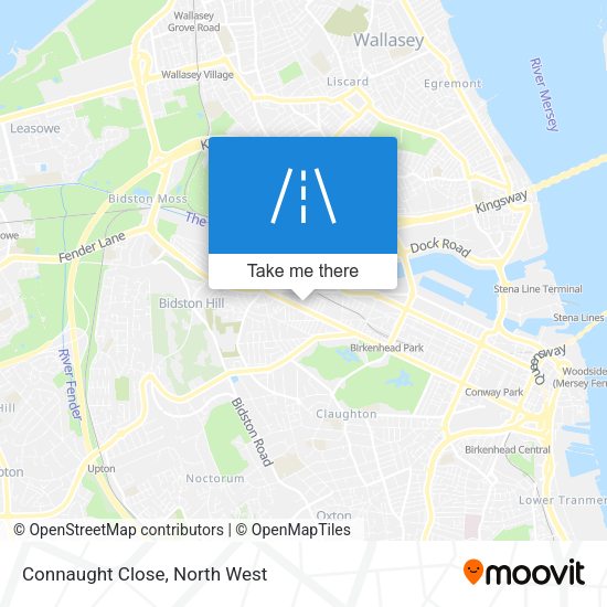 Connaught Close map
