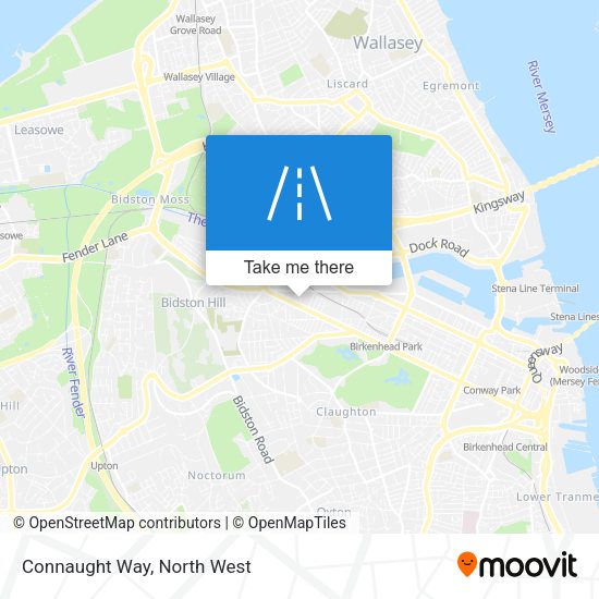 Connaught Way map