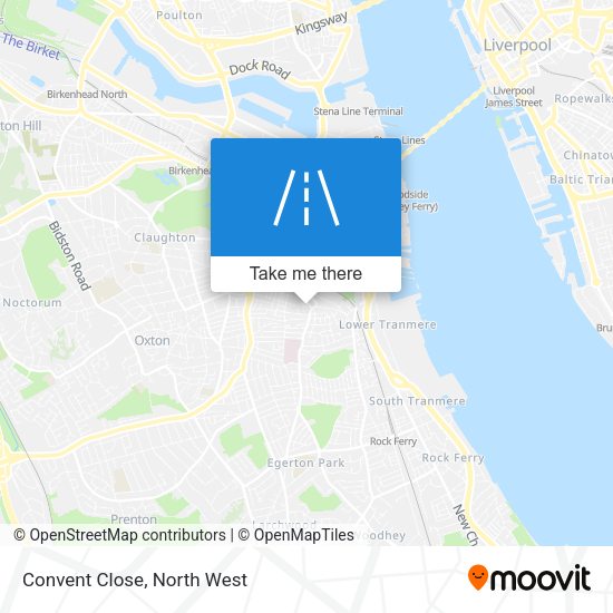 Convent Close map