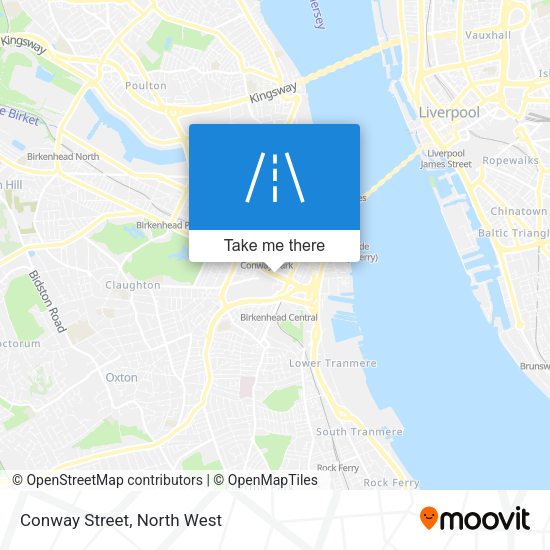Conway Street map