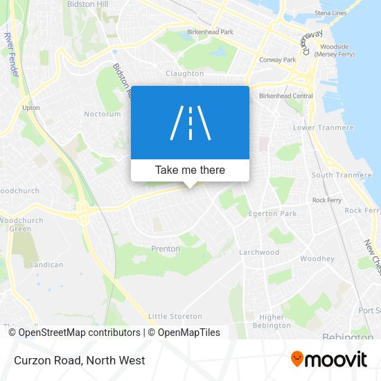 Curzon Road map