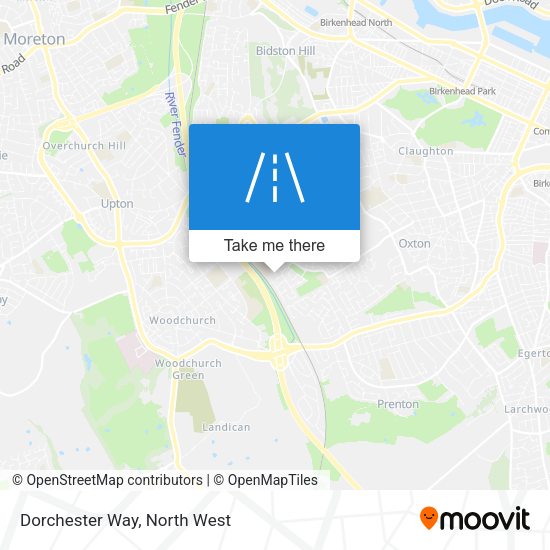 Dorchester Way map