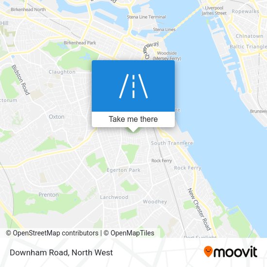 Downham Road map