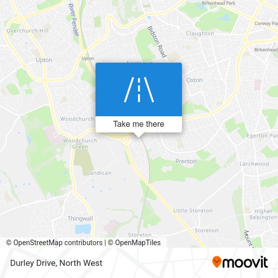Durley Drive map