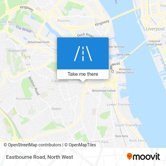Eastbourne Road map