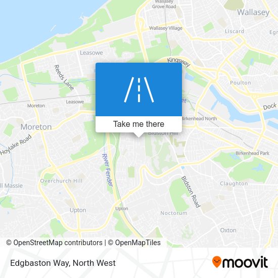 Edgbaston Way map