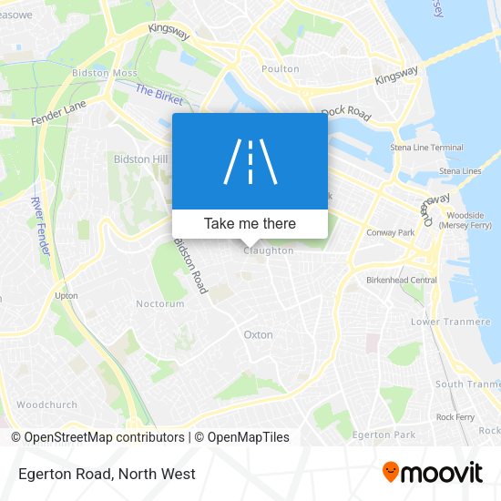 Egerton Road map