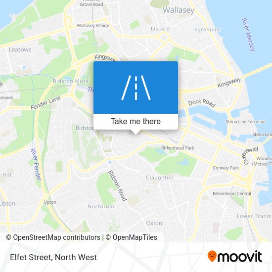 Elfet Street map