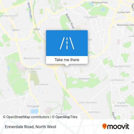 Ennerdale Road map