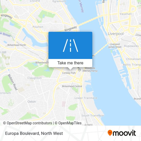 Europa Boulevard map