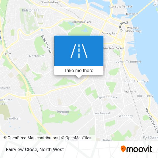 Fairview Close map