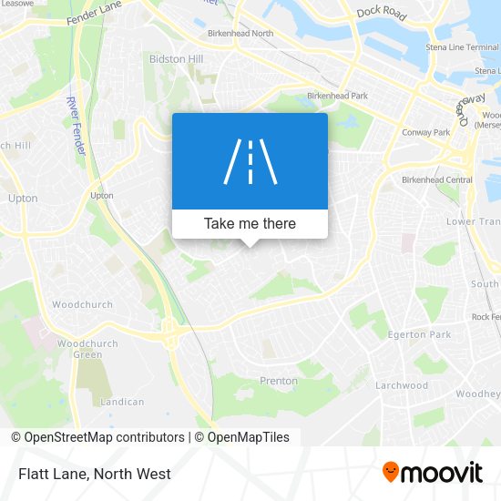 Flatt Lane map