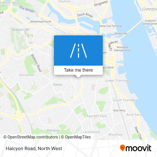 Halcyon Road map