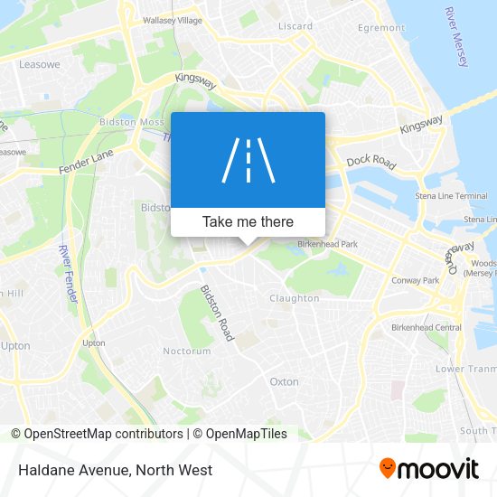 Haldane Avenue map
