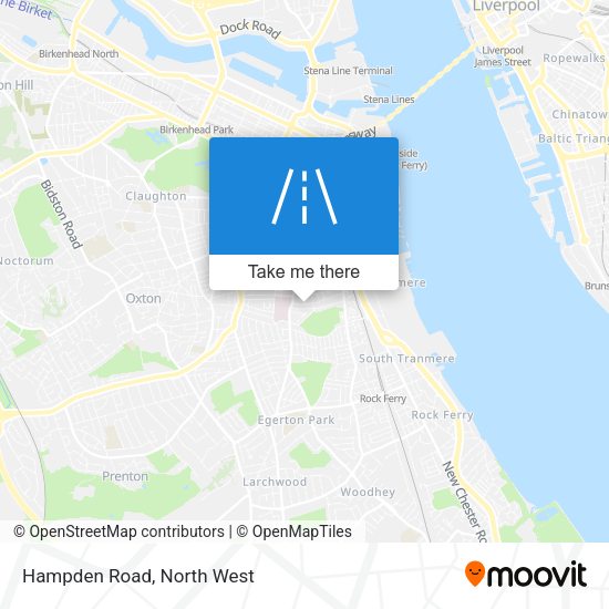Hampden Road map