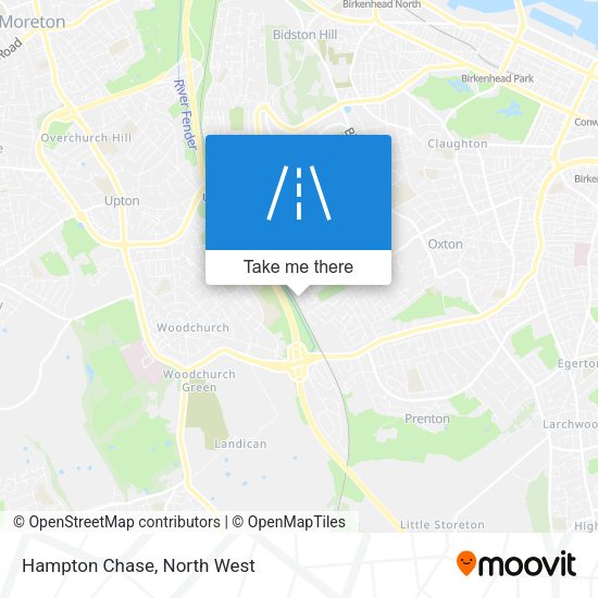 Hampton Chase map