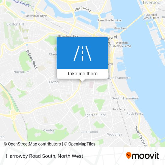 Harrowby Road South map