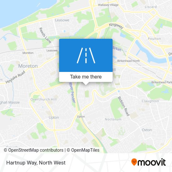 Hartnup Way map