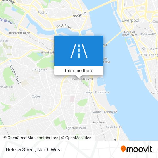 Helena Street map
