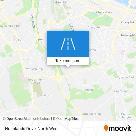 Holmlands Drive map