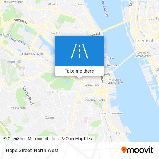 Hope Street map