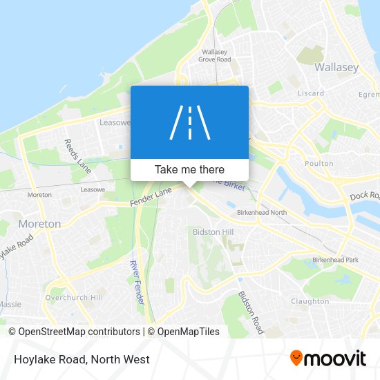 Hoylake Road map