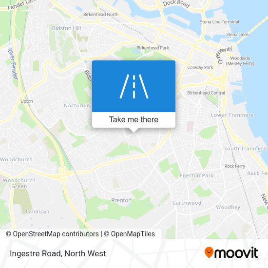 Ingestre Road map