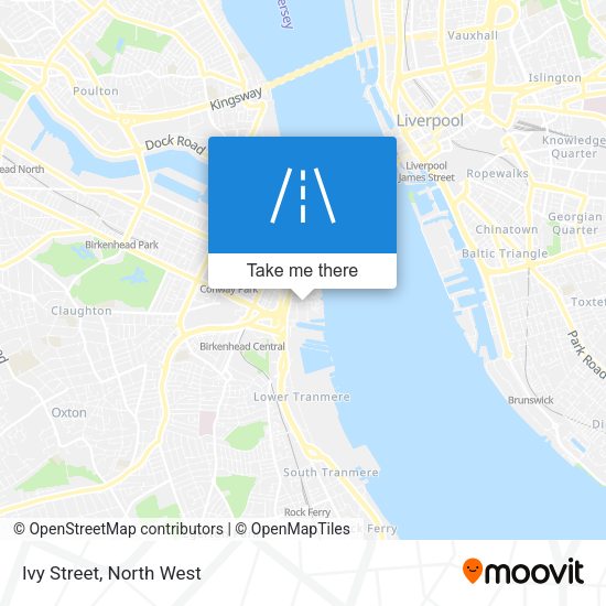 Ivy Street map