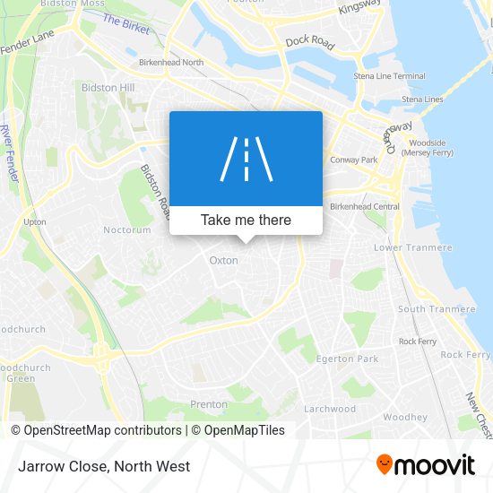 Jarrow Close map