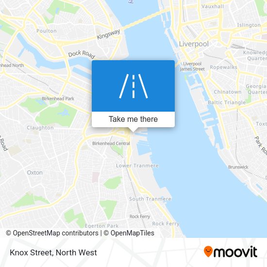 Knox Street map