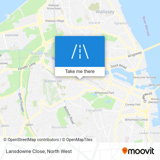 Lansdowne Close map