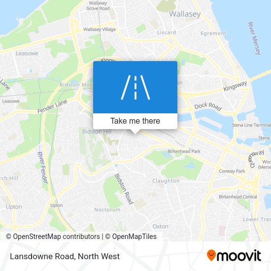Lansdowne Road map
