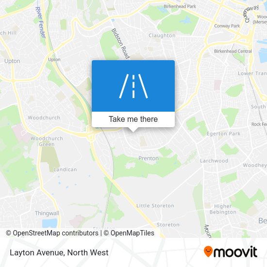 Layton Avenue map