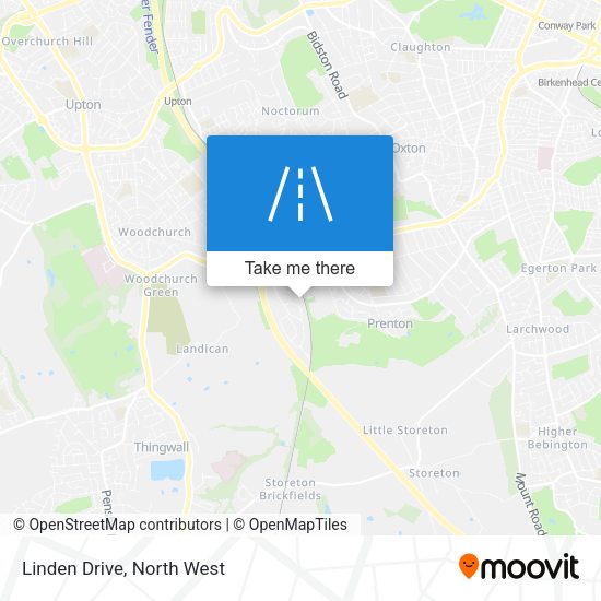 Linden Drive map