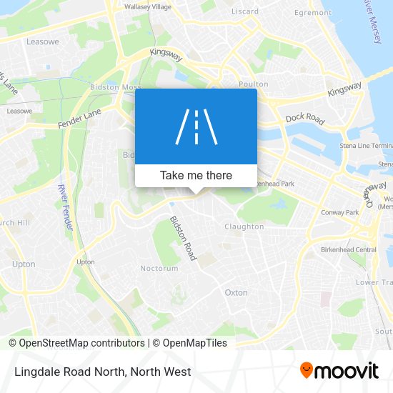 Lingdale Road North map
