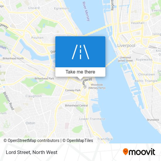 Lord Street map