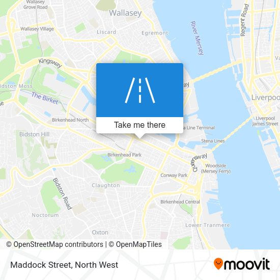 Maddock Street map