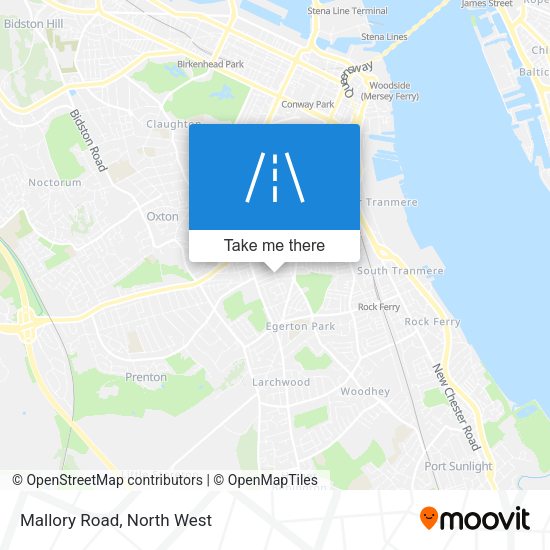 Mallory Road map