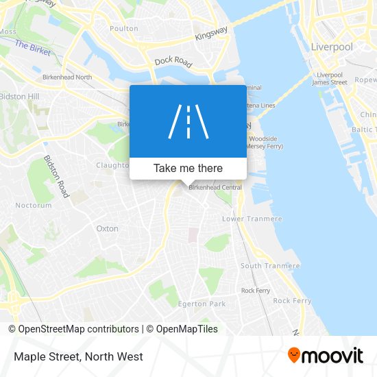 Maple Street map