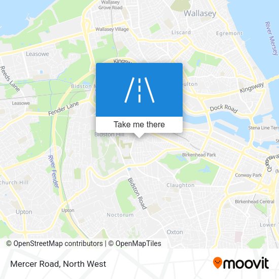 Mercer Road map