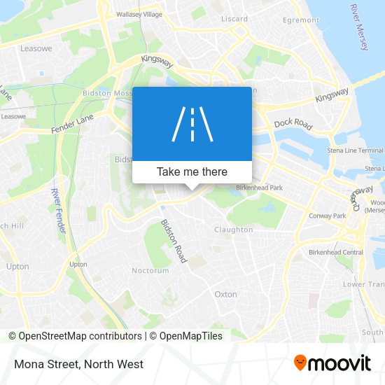 Mona Street map