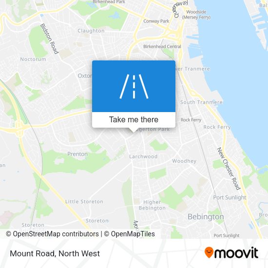 Mount Road map