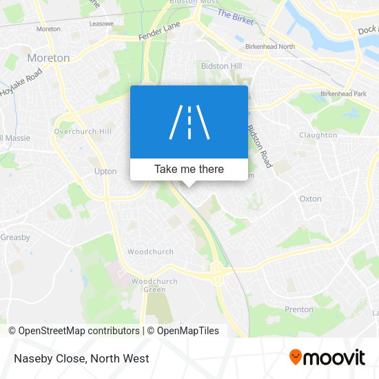 Naseby Close map