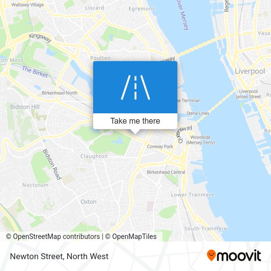 Newton Street map