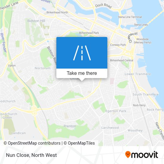 Nun Close map