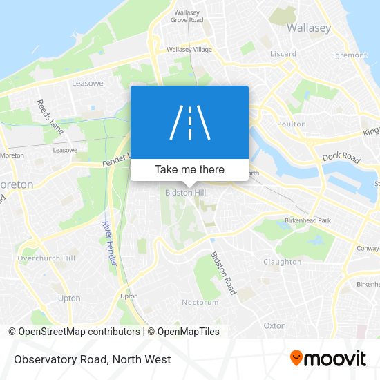 Observatory Road map