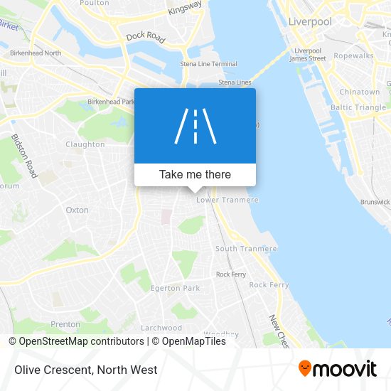 Olive Crescent map