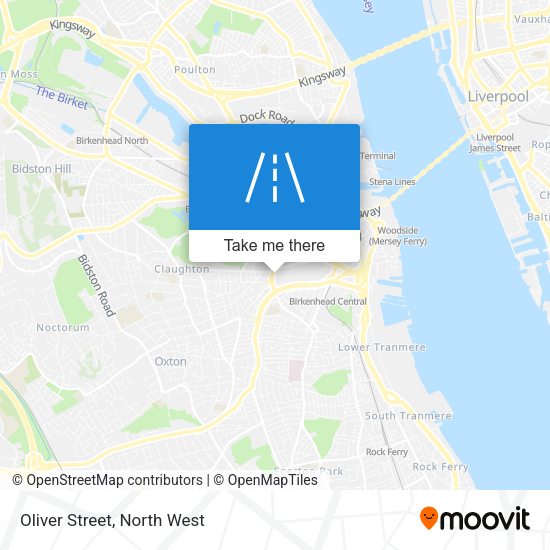 Oliver Street map